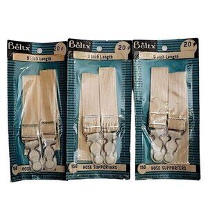 Vintage Garters Hose Supporters 9 inch Beltx